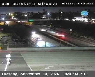 SB 805 at El Cajon Blvd (On Ramp)