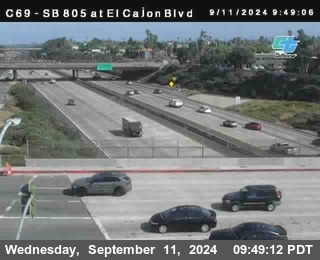 SB 805 at El Cajon Blvd (On Ramp)