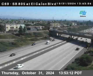 SB 805 at El Cajon Blvd (On Ramp)