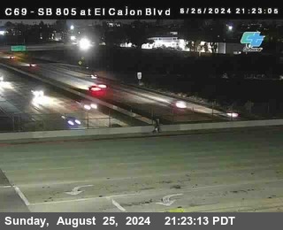 SB 805 at El Cajon Blvd (On Ramp)