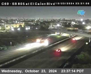 SB 805 at El Cajon Blvd (On Ramp)