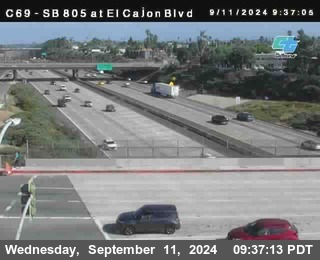 SB 805 at El Cajon Blvd (On Ramp)