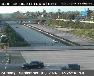 SB 805 at El Cajon Blvd (On Ramp)