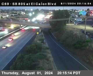 SB 805 at El Cajon Blvd (On Ramp)