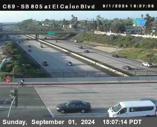 SB 805 at El Cajon Blvd (On Ramp)