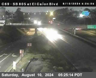 SB 805 at El Cajon Blvd (On Ramp)