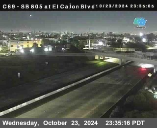 SB 805 at El Cajon Blvd (On Ramp)