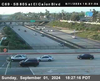 SB 805 at El Cajon Blvd (On Ramp)