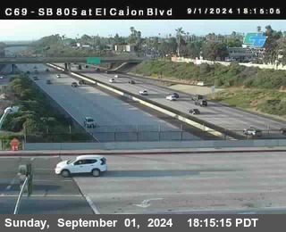 SB 805 at El Cajon Blvd (On Ramp)