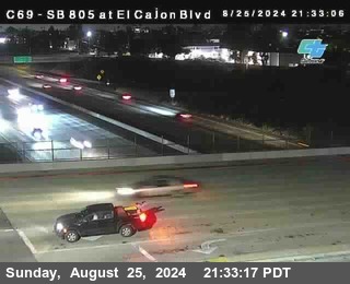 SB 805 at El Cajon Blvd (On Ramp)