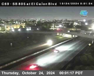 SB 805 at El Cajon Blvd (On Ramp)