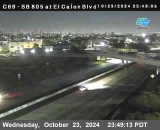 SB 805 at El Cajon Blvd (On Ramp)