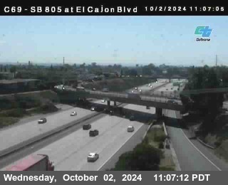 SB 805 at El Cajon Blvd (On Ramp)