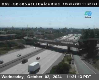 SB 805 at El Cajon Blvd (On Ramp)