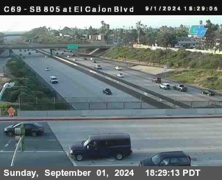 SB 805 at El Cajon Blvd (On Ramp)