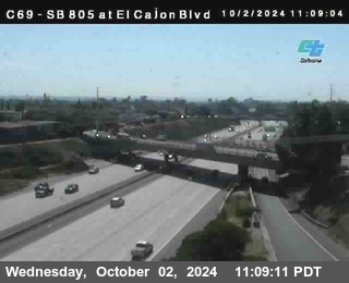 SB 805 at El Cajon Blvd (On Ramp)