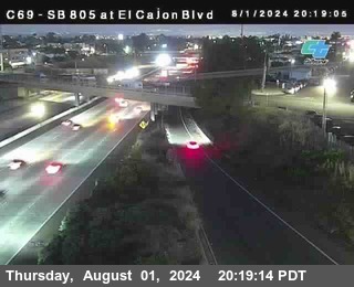 SB 805 at El Cajon Blvd (On Ramp)