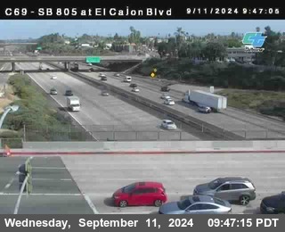 SB 805 at El Cajon Blvd (On Ramp)