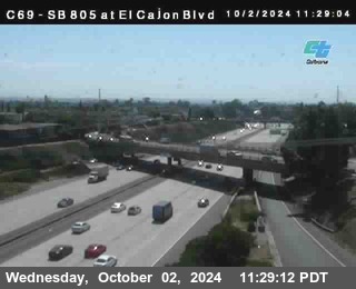 SB 805 at El Cajon Blvd (On Ramp)