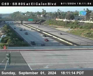 SB 805 at El Cajon Blvd (On Ramp)