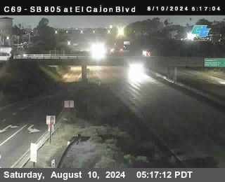 SB 805 at El Cajon Blvd (On Ramp)