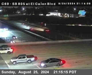 SB 805 at El Cajon Blvd (On Ramp)