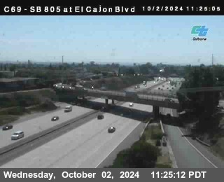 SB 805 at El Cajon Blvd (On Ramp)