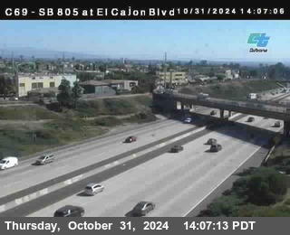 SB 805 at El Cajon Blvd (On Ramp)