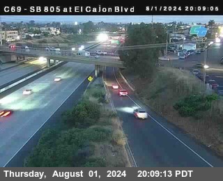 SB 805 at El Cajon Blvd (On Ramp)