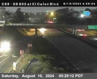 SB 805 at El Cajon Blvd (On Ramp)