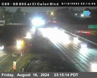 SB 805 at El Cajon Blvd (On Ramp)