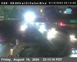 SB 805 at El Cajon Blvd (On Ramp)