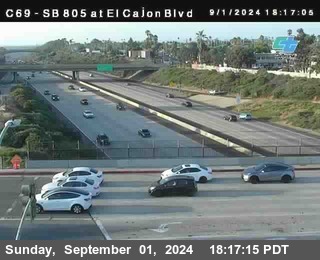 SB 805 at El Cajon Blvd (On Ramp)