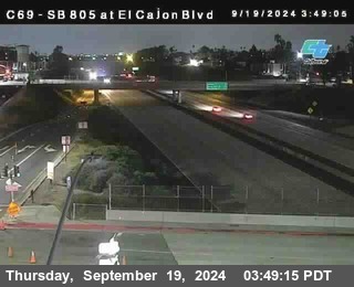 SB 805 at El Cajon Blvd (On Ramp)