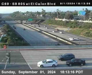 SB 805 at El Cajon Blvd (On Ramp)