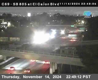 SB 805 at El Cajon Blvd (On Ramp)