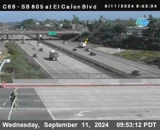 SB 805 at El Cajon Blvd (On Ramp)