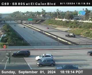 SB 805 at El Cajon Blvd (On Ramp)