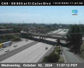 SB 805 at El Cajon Blvd (On Ramp)