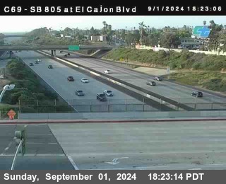 SB 805 at El Cajon Blvd (On Ramp)