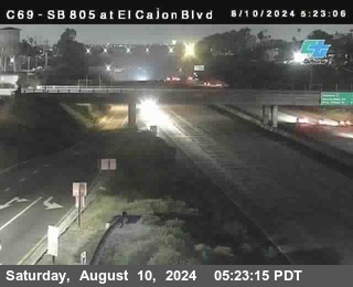 SB 805 at El Cajon Blvd (On Ramp)