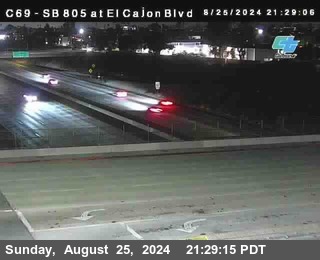 SB 805 at El Cajon Blvd (On Ramp)