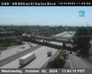 SB 805 at El Cajon Blvd (On Ramp)