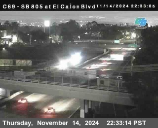 SB 805 at El Cajon Blvd (On Ramp)