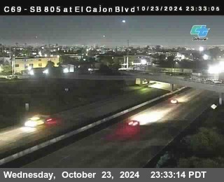 SB 805 at El Cajon Blvd (On Ramp)