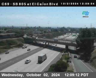 SB 805 at El Cajon Blvd (On Ramp)