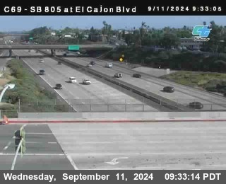 SB 805 at El Cajon Blvd (On Ramp)