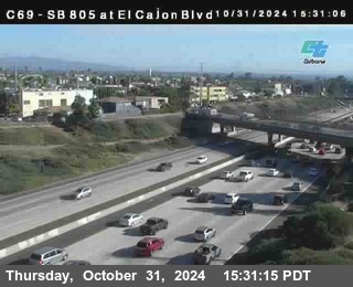 SB 805 at El Cajon Blvd (On Ramp)