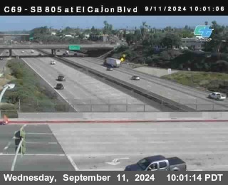 SB 805 at El Cajon Blvd (On Ramp)