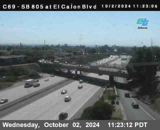 SB 805 at El Cajon Blvd (On Ramp)